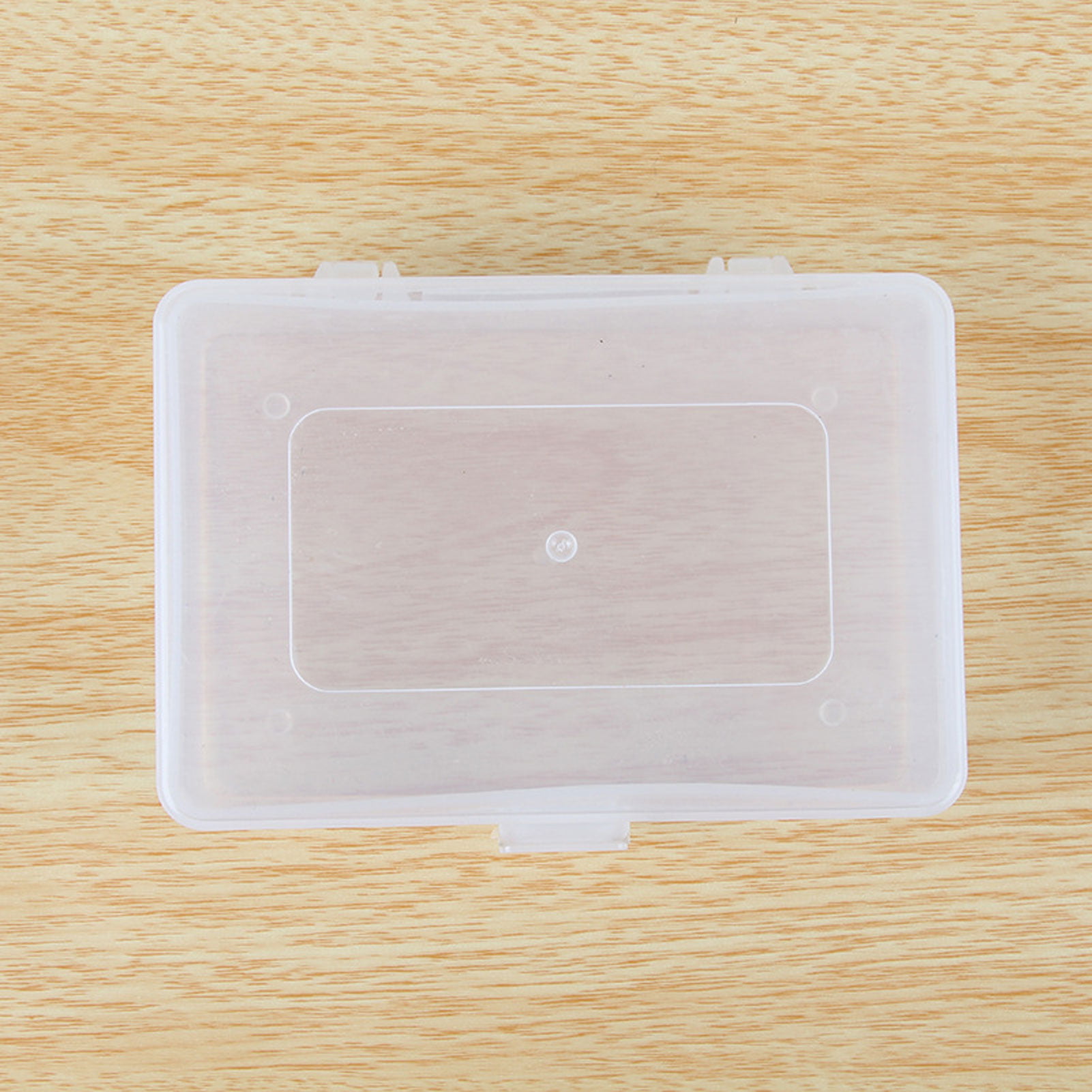 Teensery Small Square Clear Plastic Containers Box with Lid for Coins  Crafts Clips Beads Jewelry Nail Rhinestones Storage Box Case