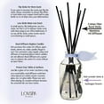 thumbnail image 4 of LOVSPA Lavender De Provence Essential Oil Reed Diffuser and Sticks Set - calming Aromatherapy for Stress Relief and Relaxation - Real Lavender Stems and Hydrangea Flowers - Handmade in The USA, 4 of 4