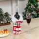 thumbnail image 3 of Funda De Botella De Vino Tinto Con Copos De Nieve Tejidos Decoración Navideña Funda De Botella De Vino Productos Para El Hogar Adecuada Para La Decoración De Fiestas Navideñas, 3 of 7