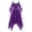 Light Purple, variant on Women Off Shoulder Spaghetti Strap Irregular Hem Dress Chiffon Butterfly Sleeve Gothic Style Medieval Costume Lace Up Bodice