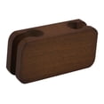thumbnail image 2 of harper Cord Holder Cable Clip Decorative Easy Installation Portable Double Slot Storage Dark Brown, 2 of 10