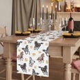 thumbnail image 2 of Table Runners 72 Inches Long Dress Scarves, Spring Flowers Farmhouse Kitchen/Dining Table Runner, Coffee Tablerunners, Black Brown White Horse Country Vintage 16x72 Inch, 2 of 9