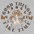thumbnail image 2 of Girl's Lost Gods Good Things Take Time Graphic Tee Athletic Heather Small, 2 of 5