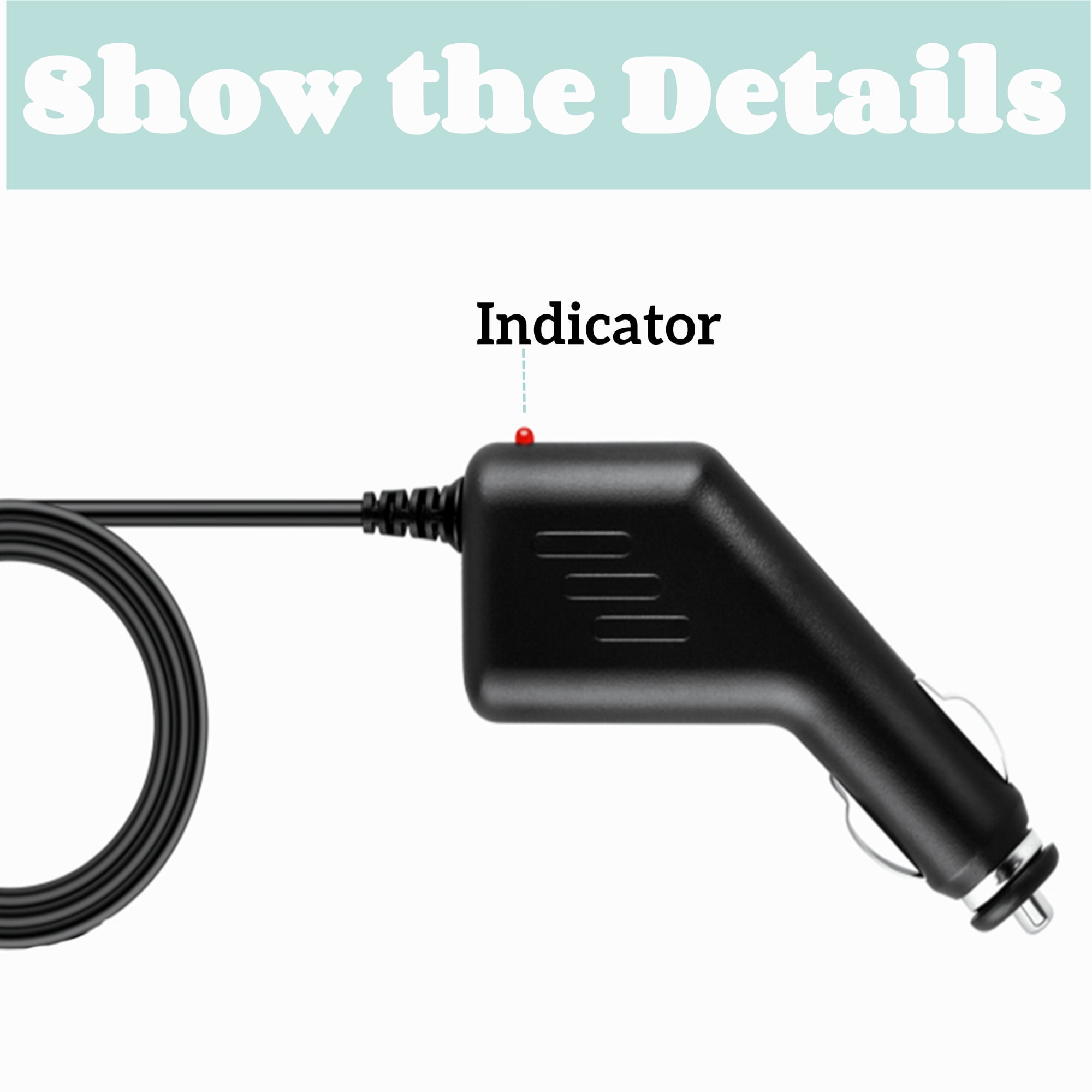 FITE ON Dc Car Adapter for Kodak EasyShare Digital Pocket Camera