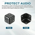 thumbnail image 4 of 4 Pcs Speaker Cabinet Corners Protector 60x60x48mm Metal Stackable Guard Wrap Angle Case Edge Box Protection with 12 Pcs Screw, 4 of 7
