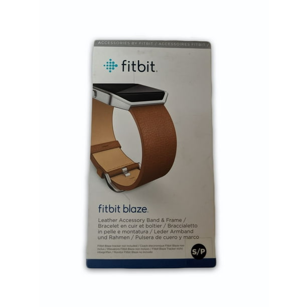 Fitbit Blaze Accessoire en Cuir Bande et Cadre - Petit - Dromadaire