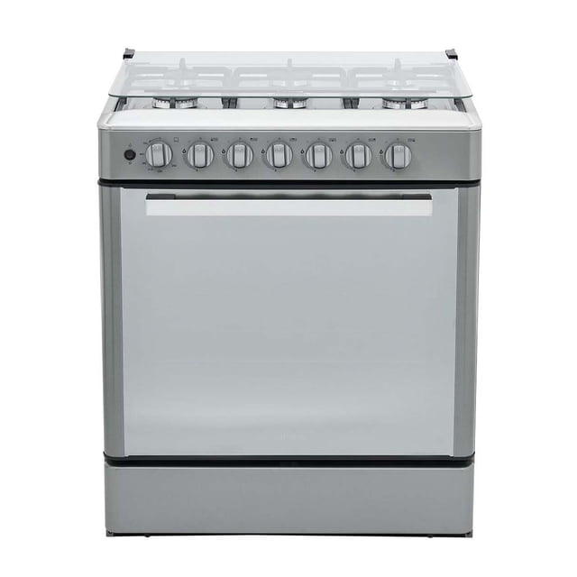ESTUFA DE 30" 6 QUEMADORES C/CAPELO COLOR SILVER MARCA MIDEA MIDEA MGS3//0FS2EMG
