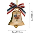 thumbnail image 3 of USA 250th Anniversary Bell Ornament (1776-2026) - Handmade Metal Decor, Commemorative Keepsake for Home/Garden (Collectors & Patriotic Gift), 3 of 4