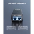 thumbnail image 2 of Inyector PoE Reolink P030U05 Gigabit Plug & Play de 30 W/15,4 W, 2 of 6