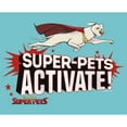 thumbnail image 2 of Girl's DC League of Super-Pets Krypto Super-Pets Activate  Graphic Tee Tahiti Blue Medium, 2 of 4
