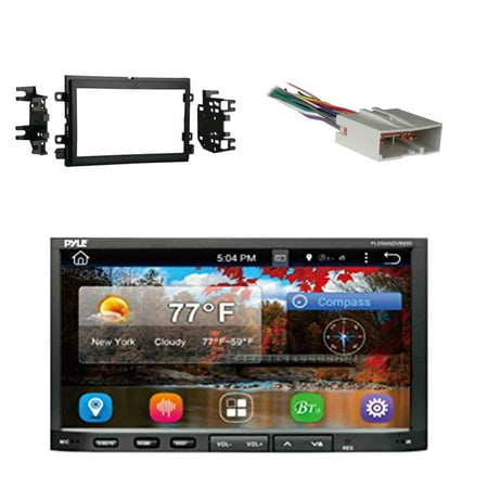 Pyle PLDNANDVR695 GPS Android Car Stereo Double Din DVR ... pyle car stereo wiring harness 