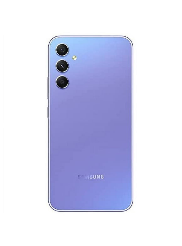 New Samsung Galaxy A34 5G A346M 128GB Dual SIM GSM Unlocked Android Smartphone (Latin Variant/US Compatible LTE) - Awesome Violet