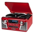 thumbnail image 1 of Tocadiscos Retro Bluetooth Victrola Haley Rojo con Centro Multimedia y Altavoces Integrados, 1 of 5