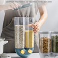 thumbnail image 3 of Distributeur de Céréales, Aliments Entiers, Boîte de Stockage Murale Transparente Scellée pour Divers Grains, 3 of 3