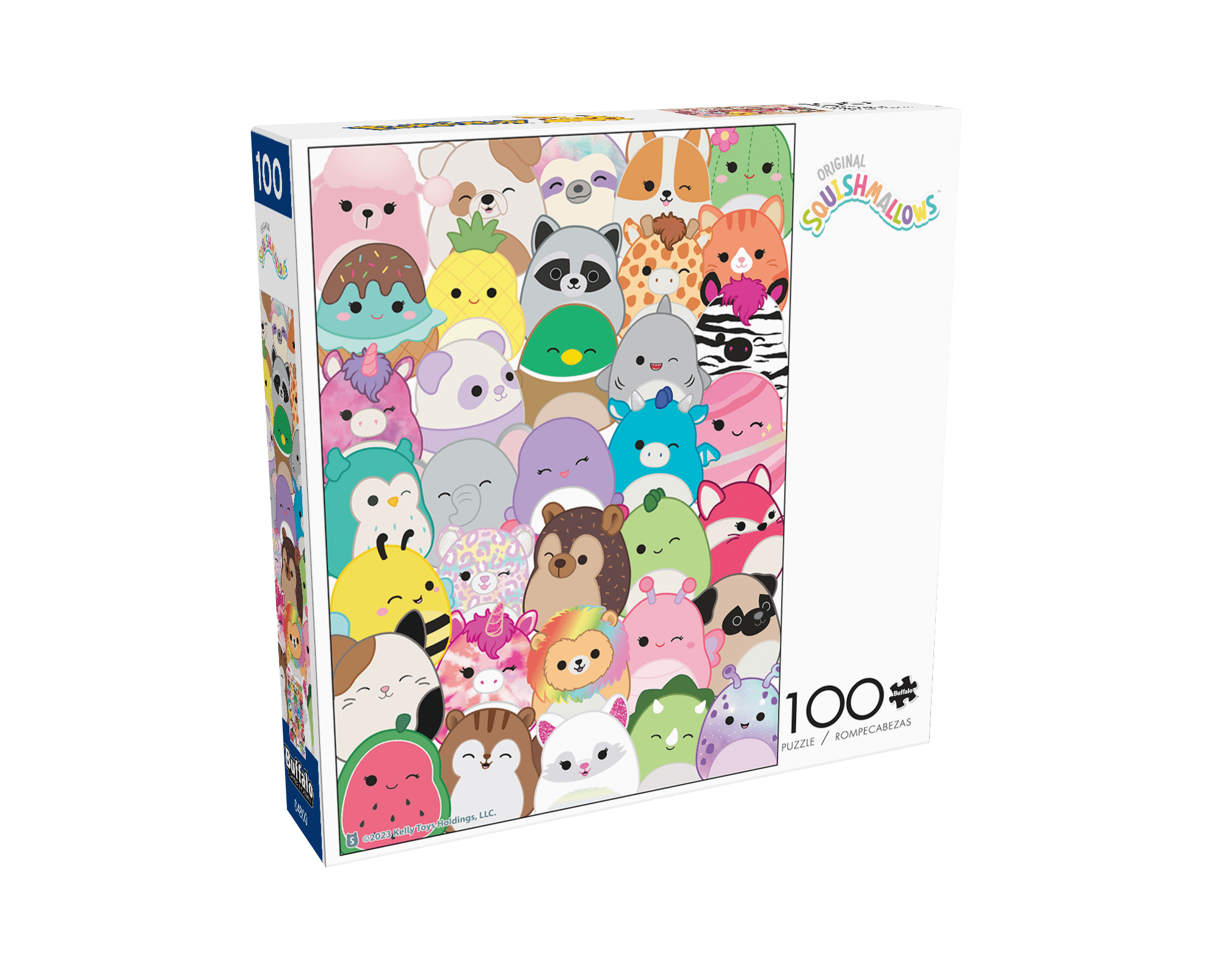 Buffalo Games 100-Piece Squishmallow Buddies Kids Interlocking Jigsaw Puzzle