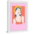 thumbnail image 2 of Marmont Hill Yellow Hat Framed Painting Print, 2 of 6