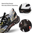 thumbnail image 7 of Abstract Majolica Walking Shoes for Men Woman Lightweight Tennis Fashion Elastic Sports Shoes Cushion Basketball Shoes, 7 of 7