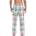 thumbnail image 4 of FREEAMG Owl Cotton Pajama Pant for Men, Super Soft Lightweight Lounge Pajama Bottoms Drawstring Sleepwear Pant with 2 Pockets, 4 of 7