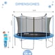 thumbnail image 2 of Trampolin Baby Gaon para Niños con Malla de Seguridad Color Azul, 2 of 9