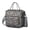 Grey-3, variant on Leopard Print Insulated Lunch Bag – Classic Cheetah Spots Pattern Cooler Tote Dual Compartment Leakproof Lunch Box for Adults Work Picnic or Travel