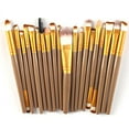 thumbnail image 5 of 20pcs Makeup BRUSHES Kit Set Powder Foundation Eyeshadow Eyeliner Lip Brush NEW … (PINK + GOLD), 5 of 9