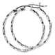 thumbnail image 4 of Arete de Plata 925 Imperial Jewelry con diamantado Torsal 20 mm, 4 of 4