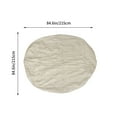 thumbnail image 2 of RUNROTOO 1Pack Round Hot Tub Cover Protector Waterproof Extends Longevity for Collapsible Tubs, 2 of 8