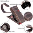 thumbnail image 3 of Paquete de 100 clips para cortinas BIHRTC, acero inoxidable, 3,3 cm, 3 of 7