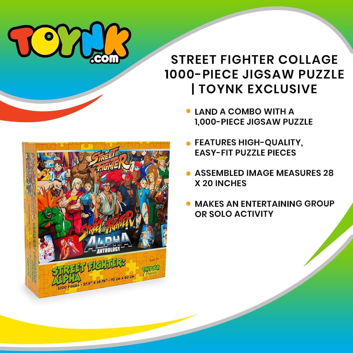 Toynk 1000-Piece Street Fighter Alpha Anthology Jigsaw Puzzle