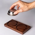 thumbnail image 4 of Soporte de cesta de filtro de madera magnético de montaje en pared para almacenamiento de cestas de café de 58 mm, 4 of 11