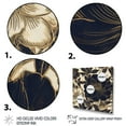 thumbnail image 3 of Designart "Blue Gold Carnation Flower II" Floral Carnation Wall Decor, 3 of 5