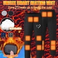 thumbnail image 1 of Styesk Pantalon Homme Contrôle 3 Zones Chauffage Intelligent Charge USB Imprimé Garde au Chaud, 1 of 9