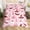 Light Pink Brown, variant on Homewish Pastel Halloween Ghost Bedding,Bat Candle Pumpkin Pattern Duvet Cover Full,Light Pink Brown,Pink Reversible,3pcs,1 Duvet Cover and 2 Pillowcases