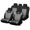 gray, variant on PPgejGEK Full Set Car Seat Covers Universal 5-Seater 9-Pieces Embroidered Butterfly Design Memory Silk Wadding Non-Slip