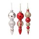 thumbnail image 4 of 6 piezas/paquete de adornos colgantes para árbol de Navidad, forma única, simulación pintada, bola de árbol de calabaza, 4 of 4