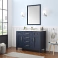thumbnail image 3 of Ove Decors Tahoe 48 in W x 21 in D Midnight Blue Bathroom Vanity with Engineered Marble Countertop and Framed Wall Mirror, 3 of 21