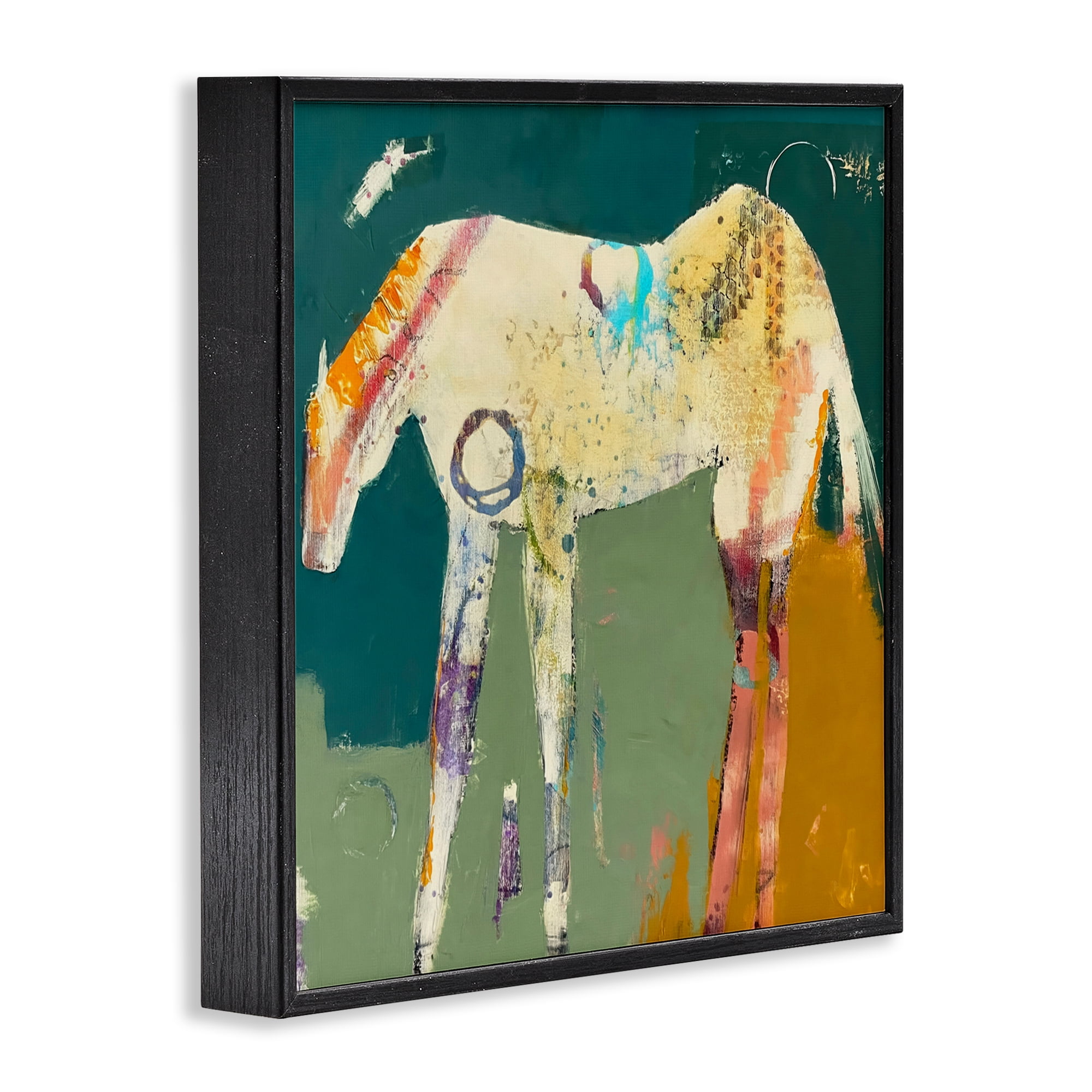 Into The Mystic Horse Black Framed Giclee Art, design by Dianna Fritzler