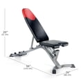 thumbnail image 4 of Bowflex SelectTech 3.1 Adjustable Workout Weight Lifting Bench (Open Box), 4 of 5