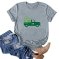 thumbnail image 2 of QIPOPIQ T-Shirts à Manches Courtes pour Femmes à Col Rond T-Shirts de la Saint-Patrick Hauts Shamrock T-Shirt Chemise Verte Tunique T-Shirts de la Saint-Patrick Tee T-Shirt T-Shirts de Noël pour les Fêtes T-Shirts Graphiques Aubaines, 2 of 4