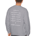 thumbnail image 2 of "GOD DID" (WL) Crewneck Sweatshirt w/ Scripture Design (1 John 1:9), 2 of 6
