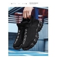 thumbnail image 4 of Men's Slip On Sock Knit Sneakers, Solid Color Breathable Fabric No Lace Low Top Athletic Walking Shoes for 2026 Spring Daily Wear, 4 of 4