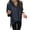 Blue, variant on HAiming Plus Size Shirts for Women Solid Color V Neck Long Sleeve Tunic Tops Loose Casual Pullover Elegant Blouse