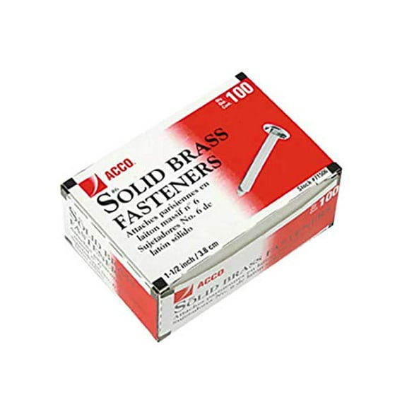 ACCO 1.50' Round Head Paper Fa