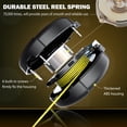 thumbnail image 6 of 30ft Wall Mount Retractable Dog Tie Out Cable for Small to Large Dogs Between 20-75 lbs, Patented Retractable Dog Lead Great for Yard/Garden - Durable for 70,000 Cycles (Black, 30ft), 6 of 11