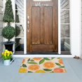thumbnail image 5 of Yayeee Doormat for Indoor Entrance 32" x 20" Non Slippery Floor Rug, Beige Citrus Leaves, 5 of 8