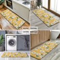 thumbnail image 6 of Yellow Daisy Flower Pattern Kitchen Rug Mat,Kitchen Runner Rugs Non Skid Washable,Decorative Kitchen Floor Mats for Kitchen,Sink,Laundry,17"x47.2", 6 of 7