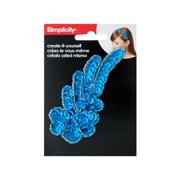 Simplicity Create-It-Yourself Sequin Swirl Turquoise Headband Accessory, 1 Each