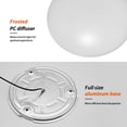thumbnail image 6 of Dream Lighting 4.5in LED Ceiling DownLight,12Volts,RV Camper Interior,Kitchen Dinning Room,Under Cabinet Light,Surface Mount,Cool White,Pack of 10, 6 of 8