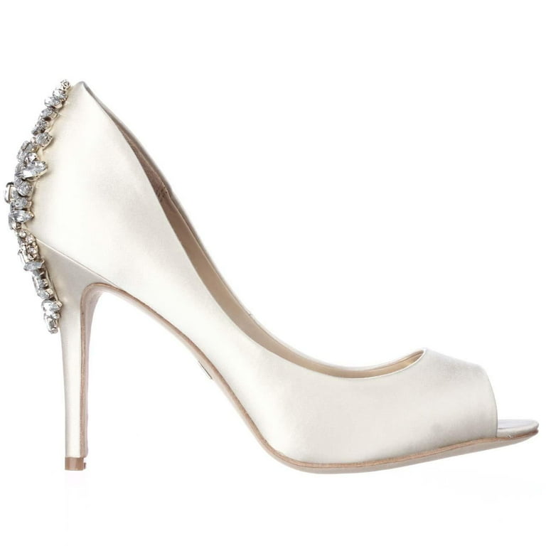 Badgley mischka nilla hotsell peep toe pumps