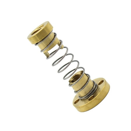 

8mm Threaded Rod Screw Trapezoidal CNC T8 Anti Backlash Spring Loaded Elimination Space Nut 3D Printer Accessories